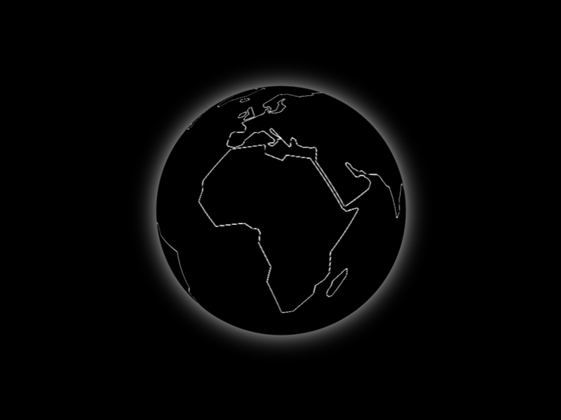 Turning globe